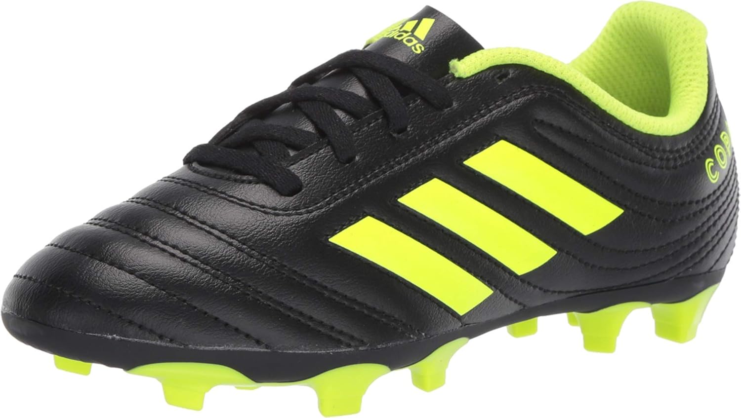 Amazon.co.jp: adidas Copa 19.4 Fg J ブラック/イエロー サッカー